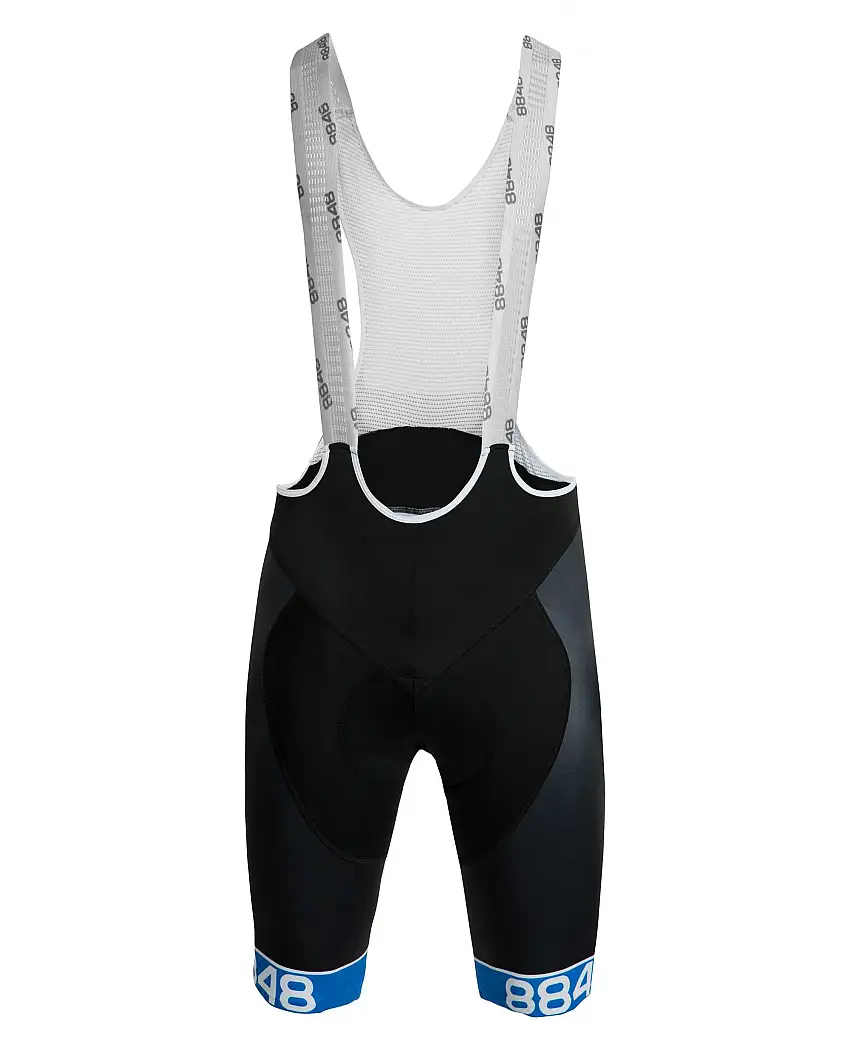Bib Shorts 8848 Santo svart/blå