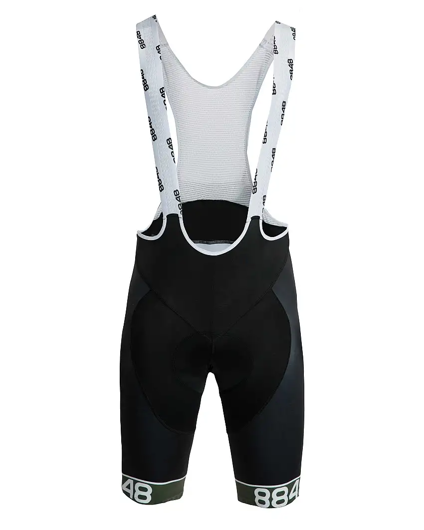 Bib Shorts 8848 Santo svart/grön