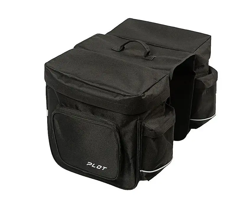 Pakethållarväskor PLOT Daily Commute Plus Pair 30L svart