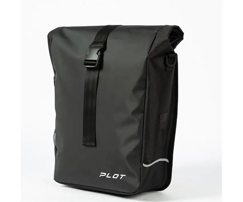 Pakethållarväska PLOT SuperCommuter Waterproof 22L svart