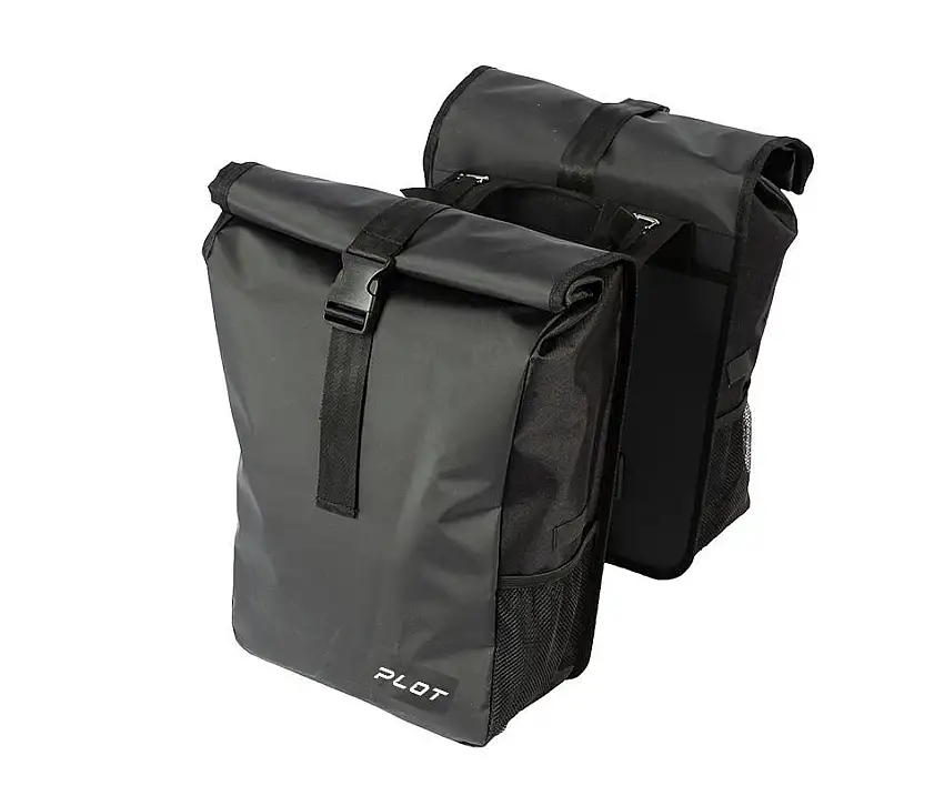 Pakethållarväskor PLOT SuperCommuter Waterproof Pair 40L svart