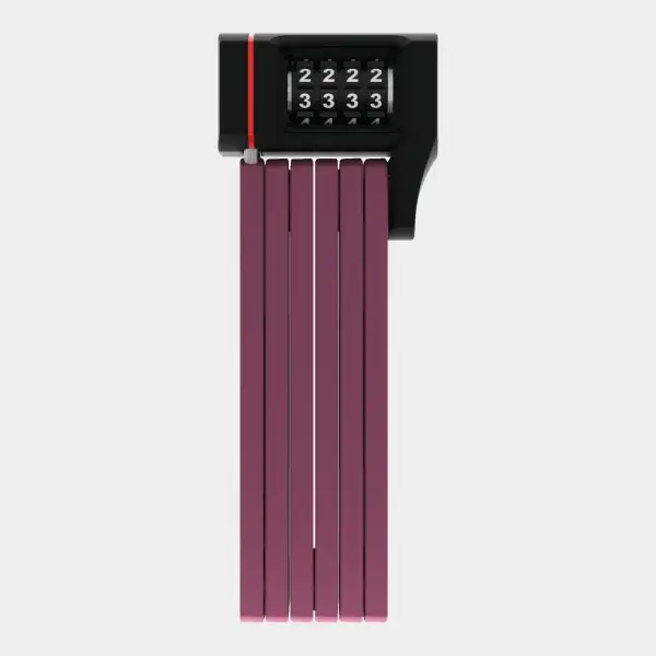 Vikbart lås ABUS uGrip Bordo 5700C 80 cm Core lila inkl. fäste (SH)