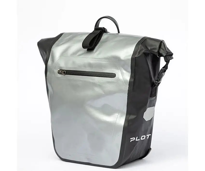 Pakethållarväska PLOT Aqua Deluxe Waterproof 16L silver/svart