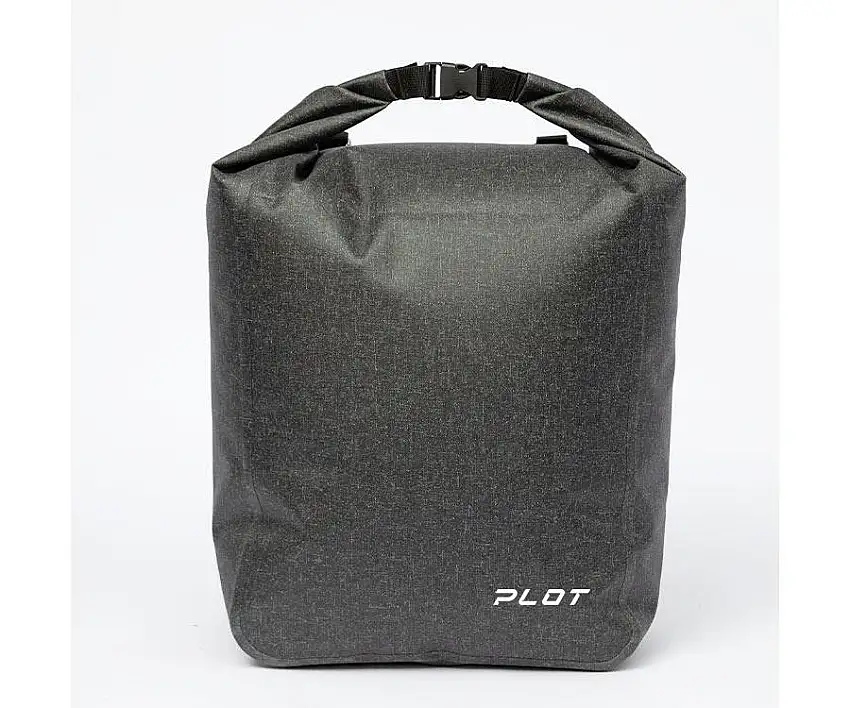 Pakethållarväska PLOT Urban Trekker Waterproof 25L grå