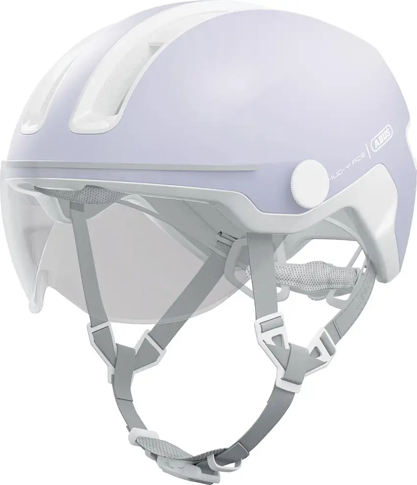 ABUS HUD-Y ACE cykelhjälm LED Pure Lavender