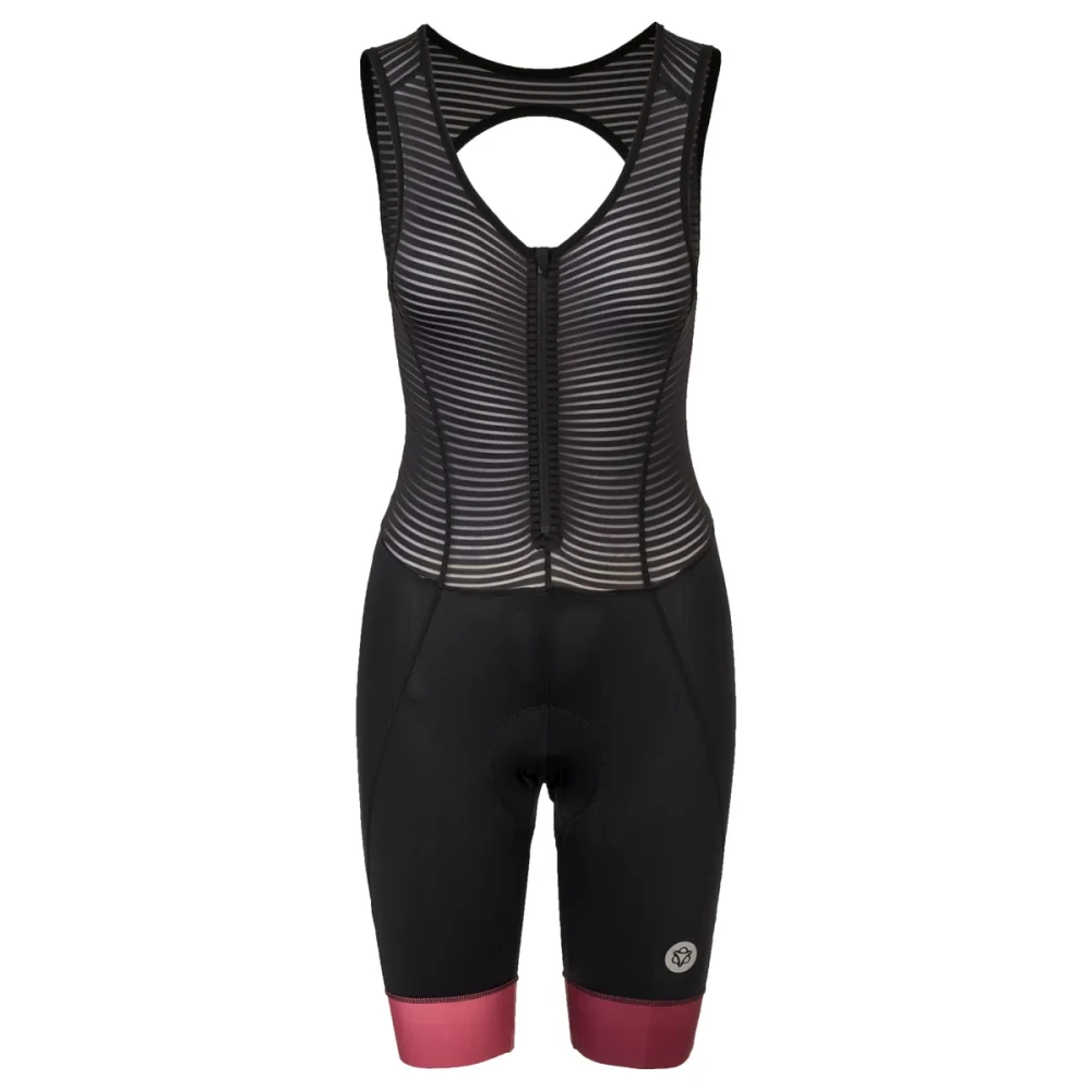 AGU Essential Prime bibshorts black/rusty Pink dam