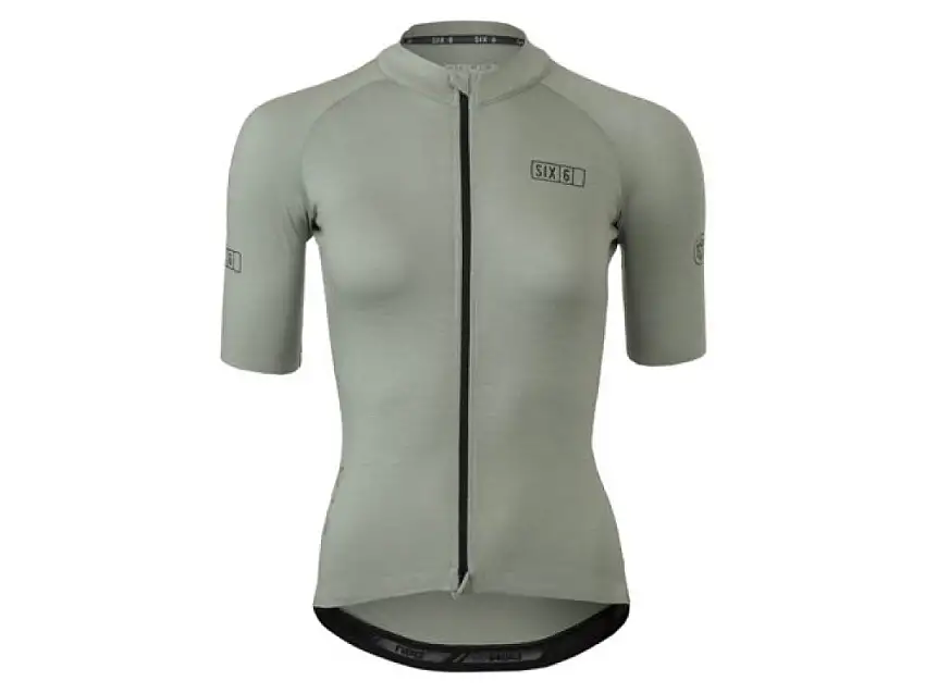 AGU SIX6 Merino kortärmad cykeltröja Highland Green dam