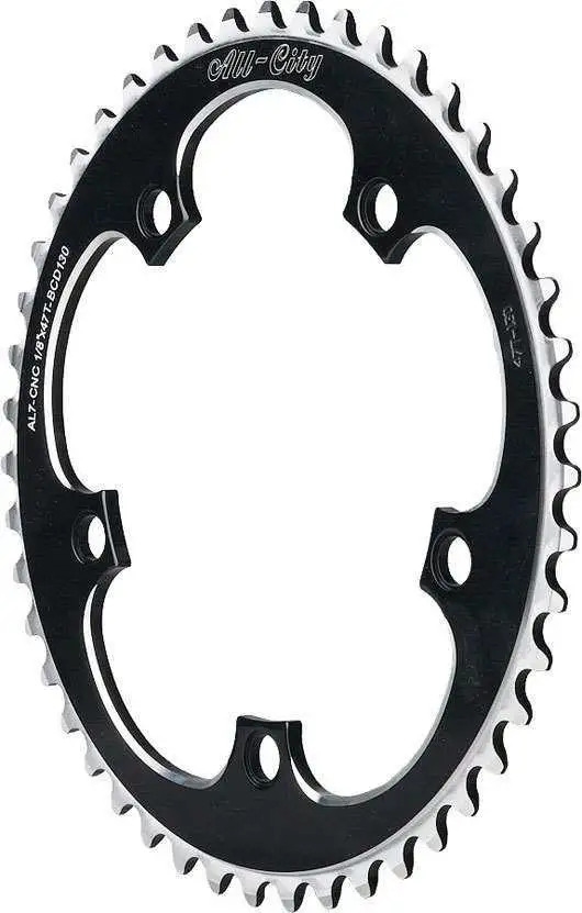 Drev All-City 314 Messenger 130 bcd single speed 42T svart