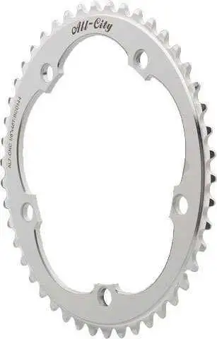 Drev All-City 612 Track 144 bcd single speed 46T silver