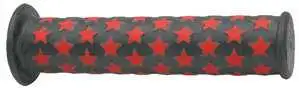 Handtag All-City BMX Star Grips 130 mm svart/röd