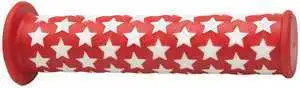 Handtag All-City BMX Star Grips 130 mm röd/vit
