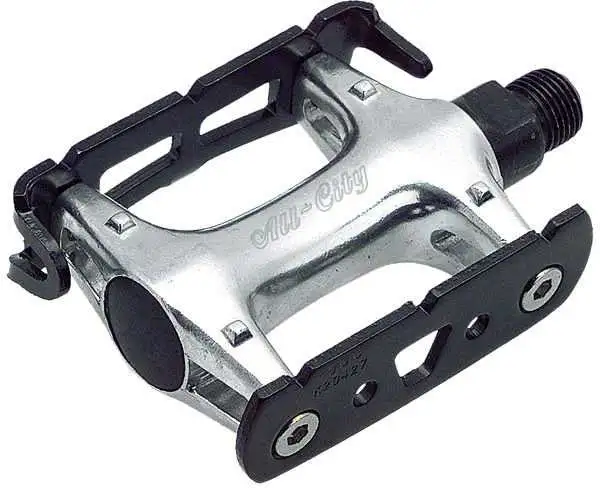 Cykelpedaler All-City Standard silver/svart