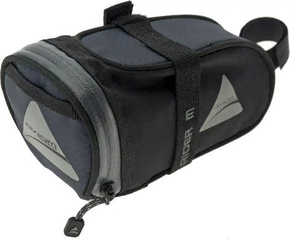 Sadelväska Axiom Rider Dlx medium svart/grå