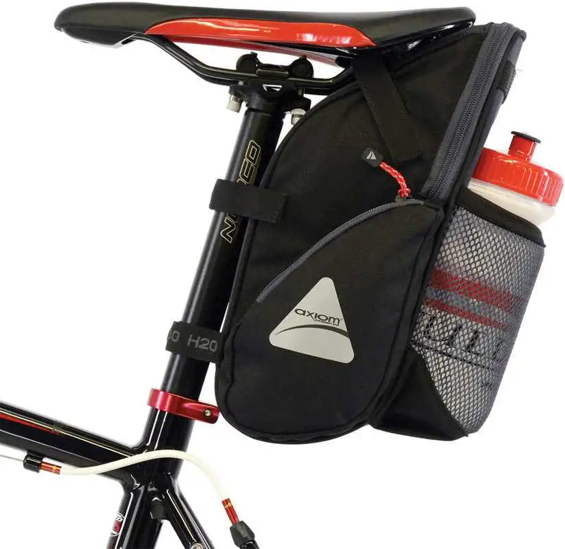 Sadelväska Axiom Granfondo H20 svart/grå