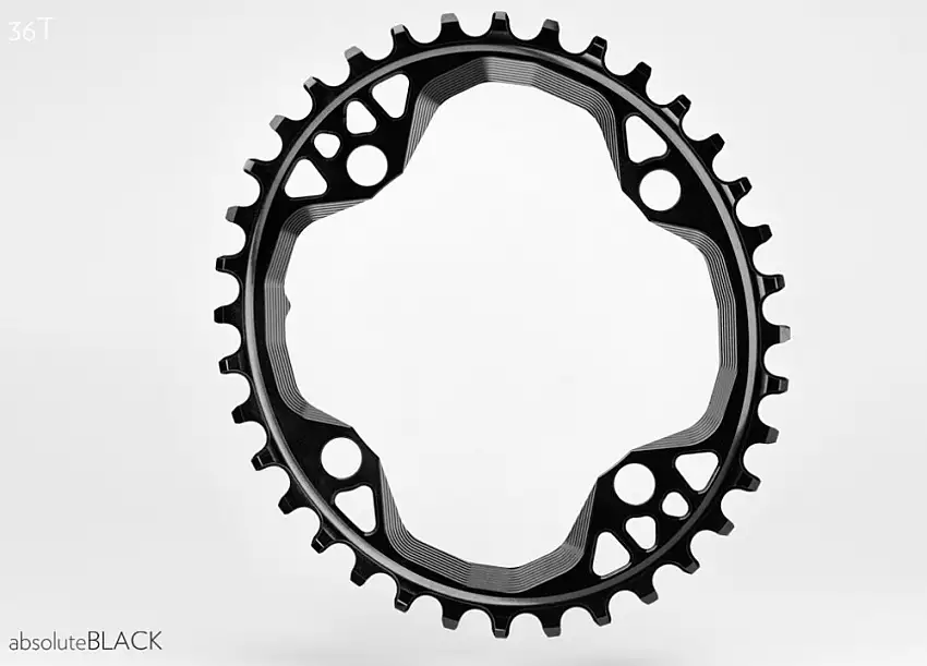 Absolute Black Oval 36t drev Ø104