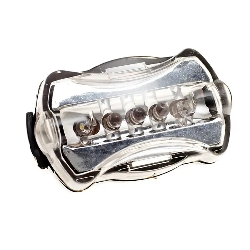 Abus Alpha framlampa med hållare
