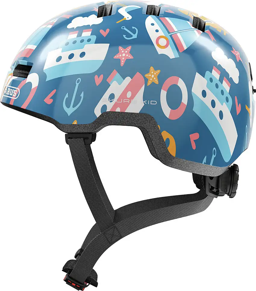 ABUS Skurb Kid cykelhjälm blue sailor