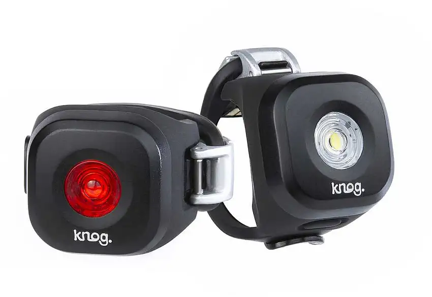 BELYSNINGSSET KNOG BLINDER MINI DOT TWINPACK SVART