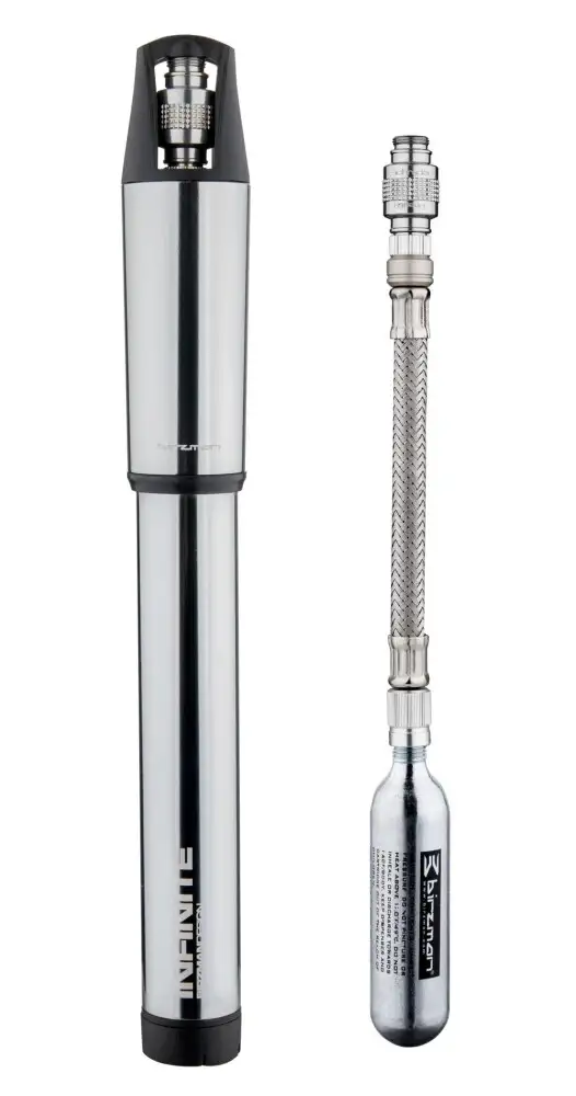 Birzman Infinite MTB hybridpump med 2 st kolsyrepatroner