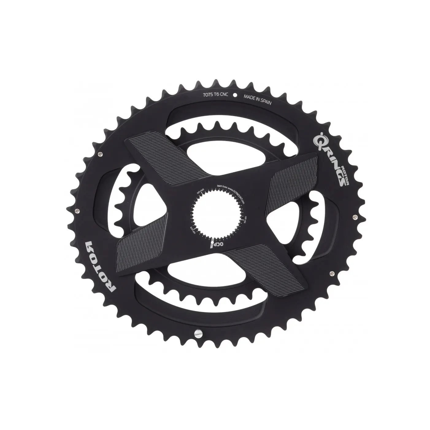 Dubbla ovala brickor Rotor Q-Rings DM 52/36T