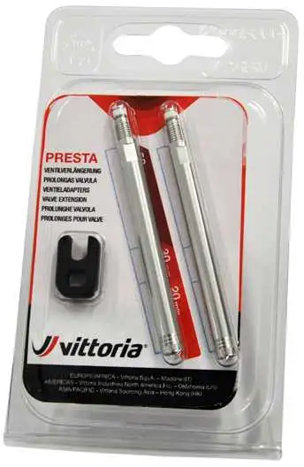 Ventilförlängare Vittoria 2-pack 30mm Med verktyg