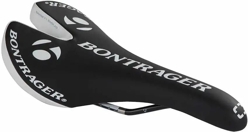 Sadel Bontrager Team Issue D2 svart/vit