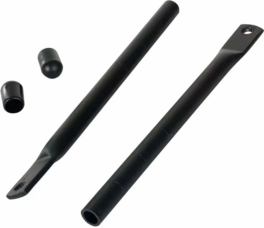 Stag till pakethållare Bontrager Backrack raka svart 2-pack