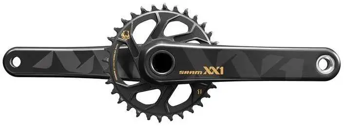 Vevparti SRAM XX1 Eagle Fat Bike 5" 1 x 12 växlar GXP direct mount 30T 170 mm svart