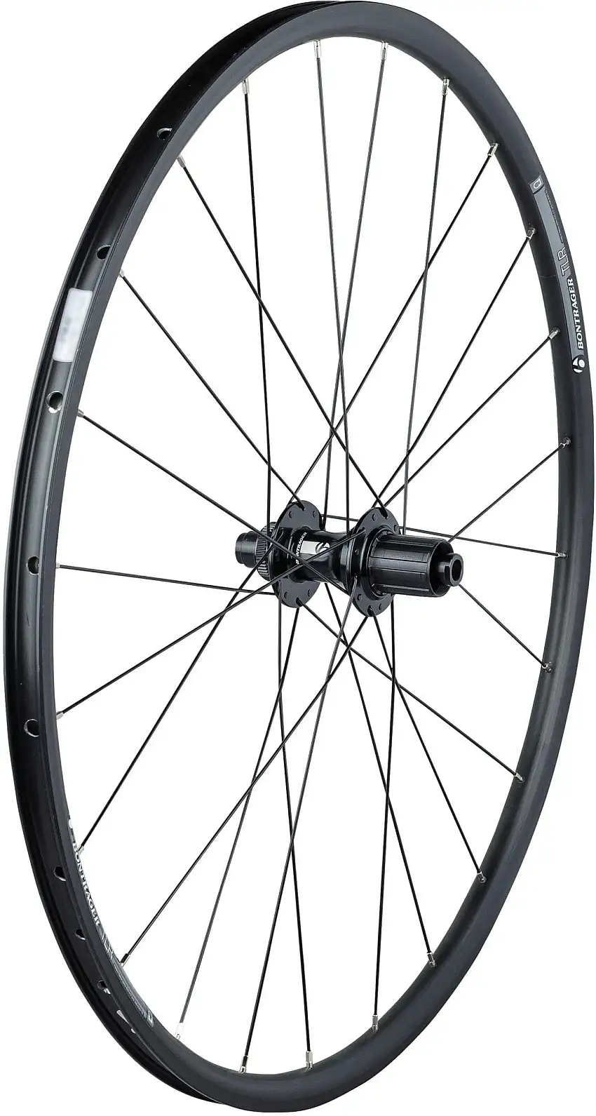 Bakhjul Bontrager Approved TLR Disc kanttråd CL Shimano/SRAM svart/grå