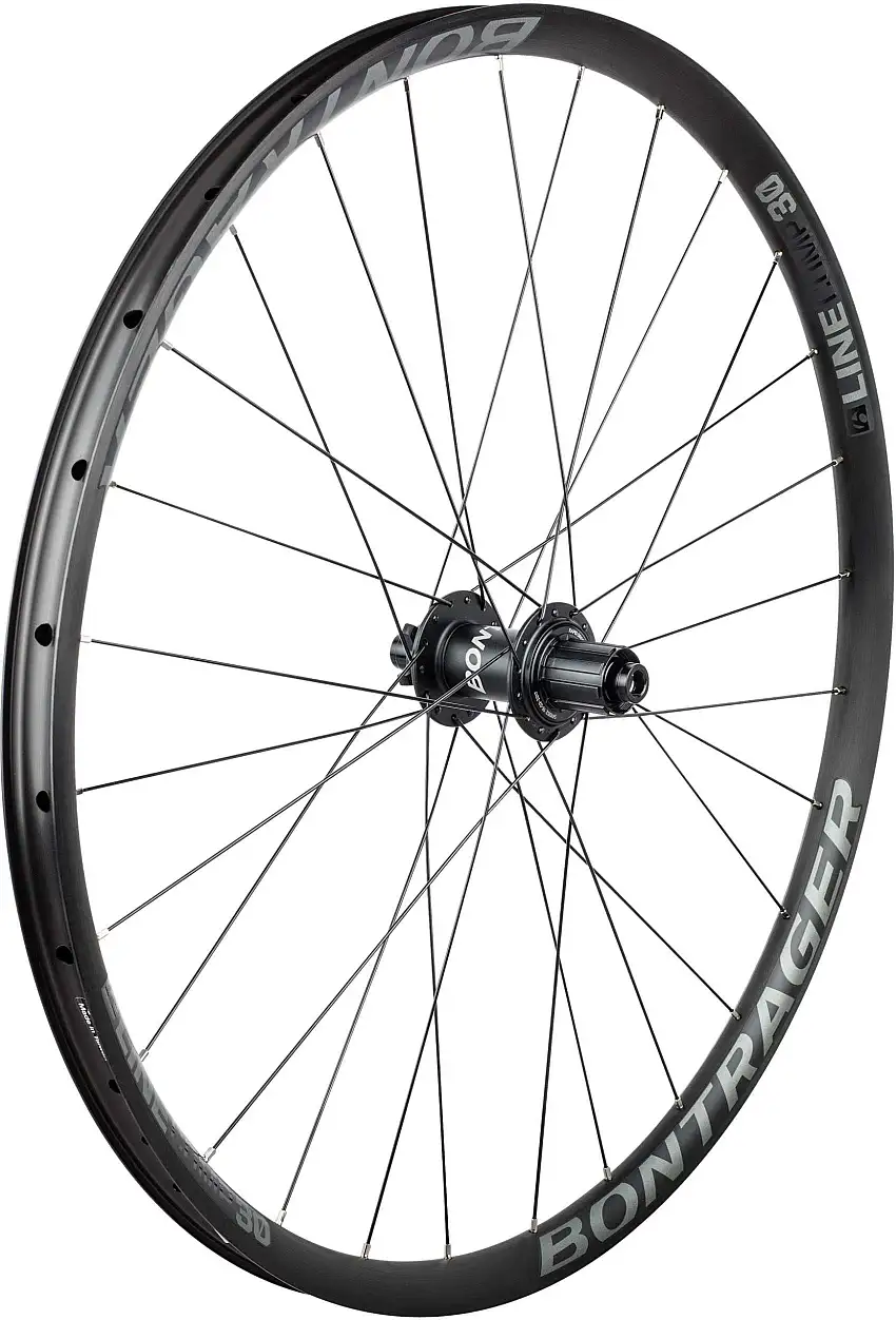 Bakhjul Bontrager Line Comp 30 TLR 29" Boost IS Shimano/SRAM svart