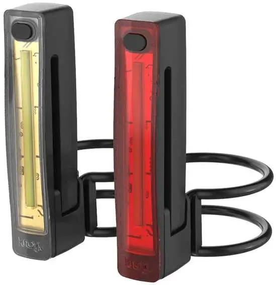 Belysningsset KNOG Plus Twinpack Svart