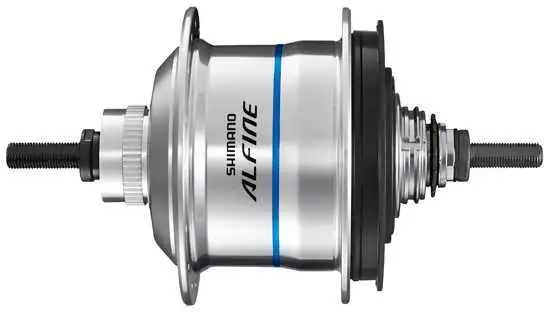 Baknav Shimano Alfine Di2 SG-S7051-8 CL 135 mm 36H silver