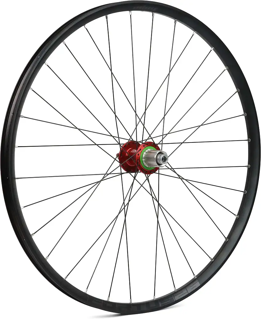 Bakhjul Hope Fortus 26 Pro 4 27.5" IS 135/142 mm Shimano/SRAM aluminium röd