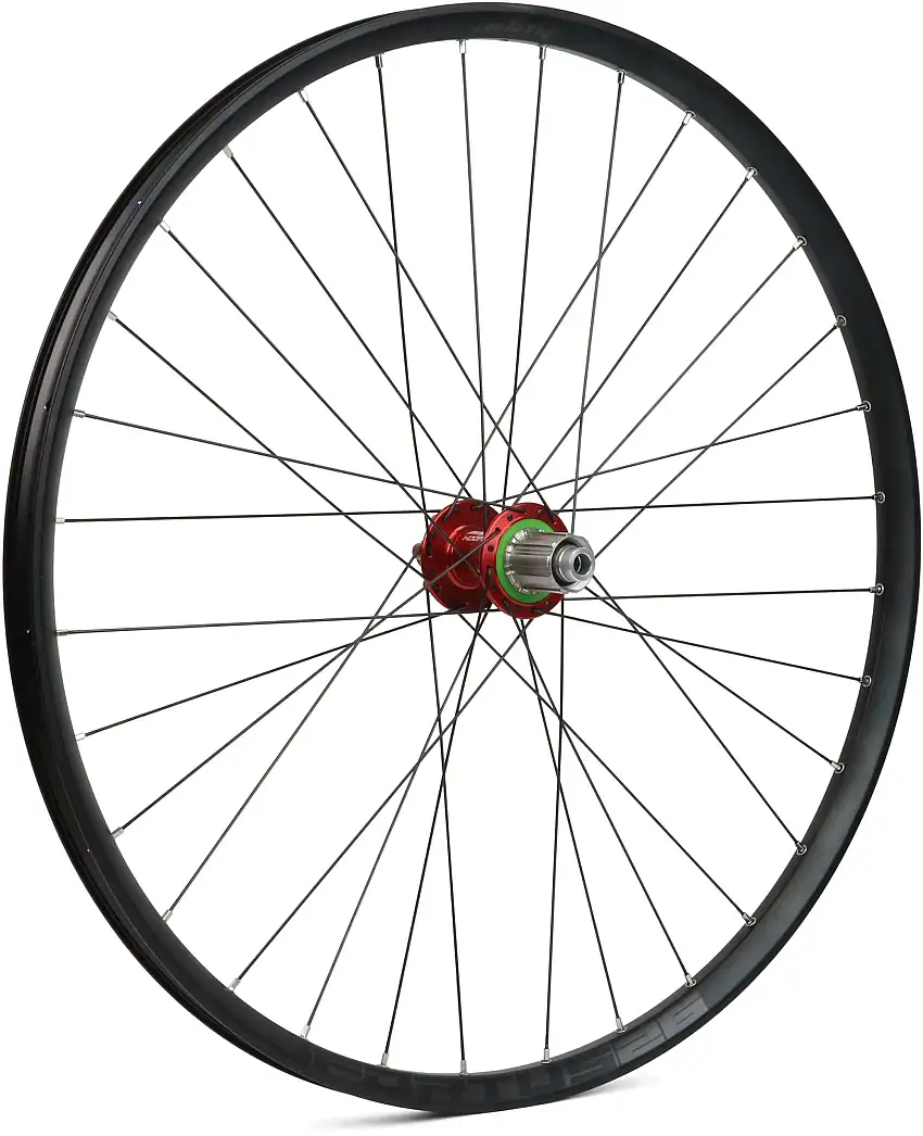 Bakhjul Hope Fortus 26 Pro 4 29" IS 150/157 mm Shimano/SRAM stål röd
