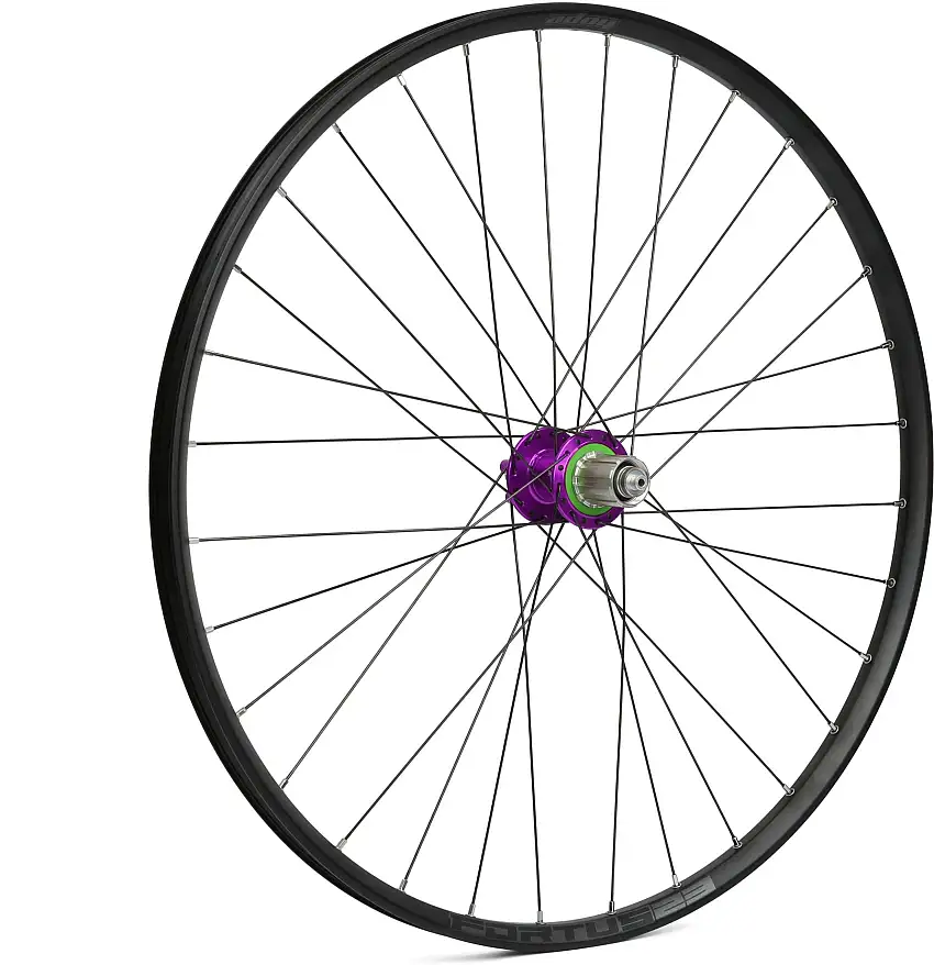 Bakhjul Hope Fortus 23 Pro 4 27.5" IS Shimano/SRAM aluminium lila