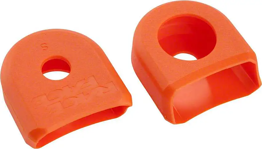 Vevarmsskydd Race Face Alloy Crank Boots 2-pack orange