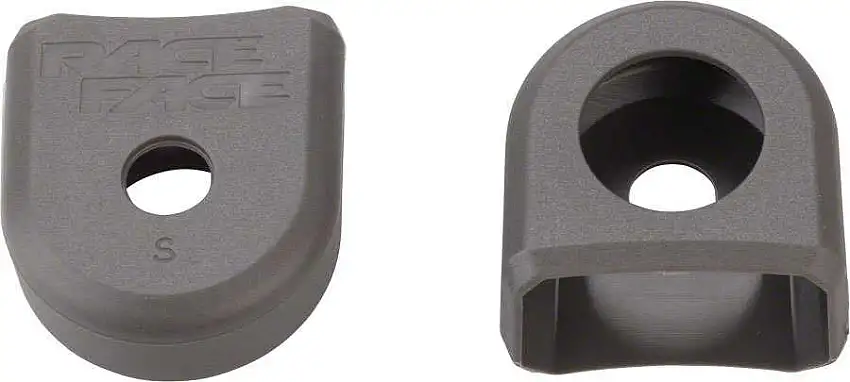 Vevarmsskydd Race Face Alloy Crank Boots 2-pack grå