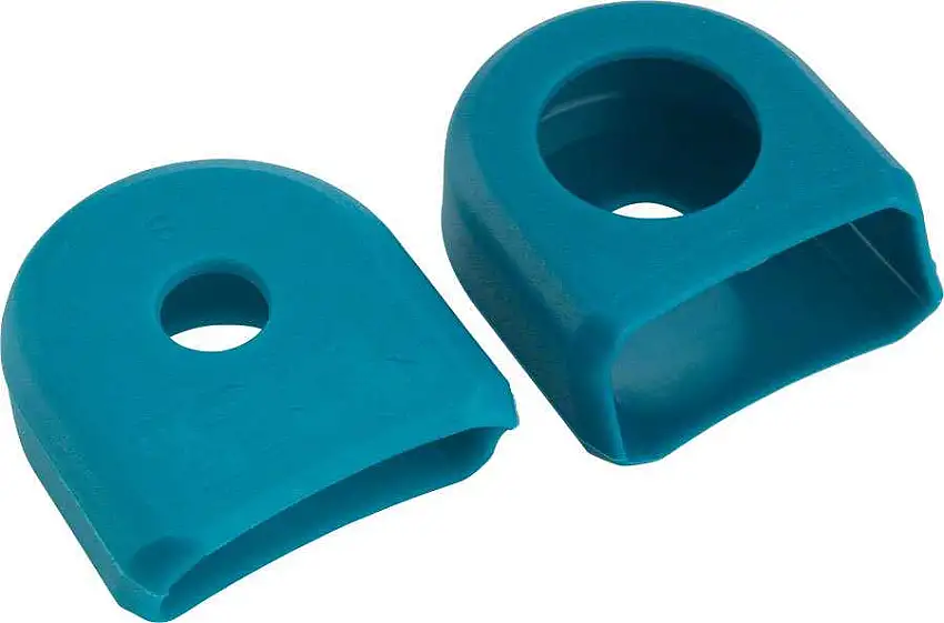Vevarmsskydd Race Face Alloy Crank Boots 2-pack turkos