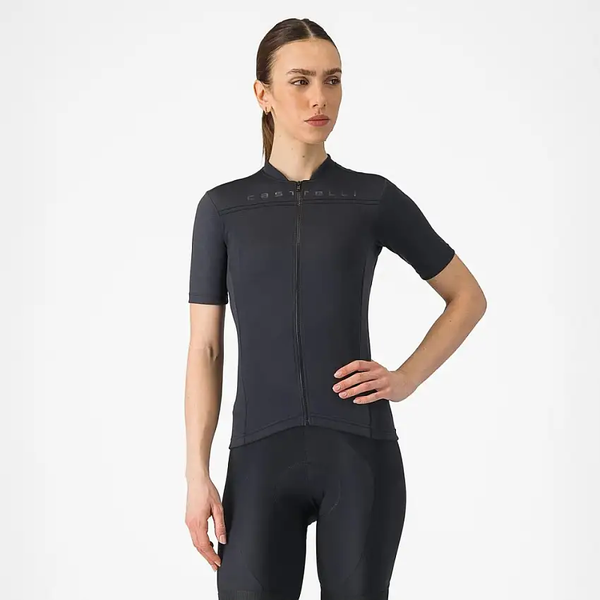 Castelli Anima 4 Cykeltröja Dam, Light Black