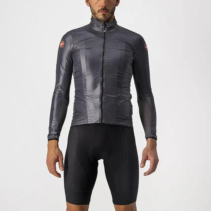 Castelli Aria Shell Cykeljacka, Grå