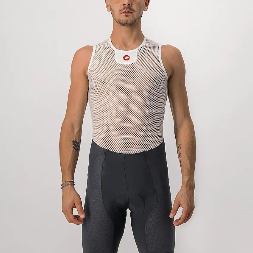 Castelli Core Mesh 3 Ärmlös Cykeltröja, Vit