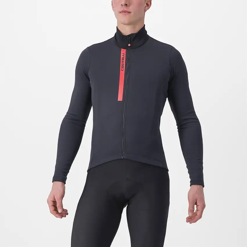 Castelli Entrata Thermal långärmad cykeltröja svart/röd herre