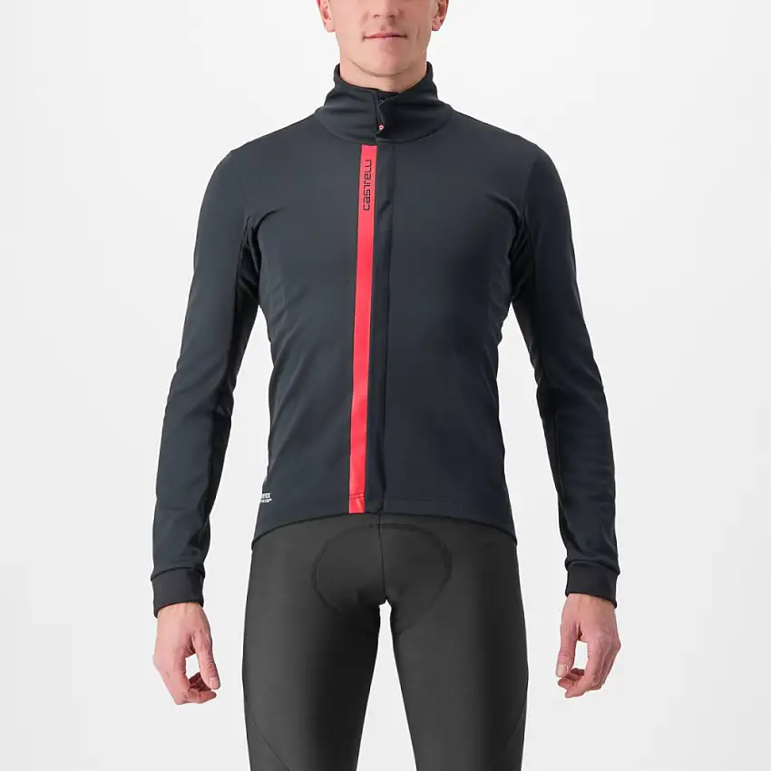 Castelli Entrata cykeljacka svart/röd herr