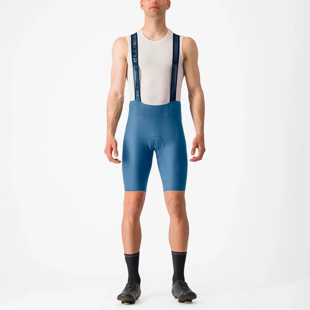 Castelli Espresso Bibshorts, Steel Blue