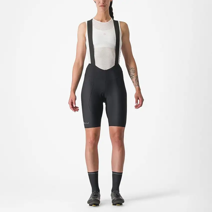 Castelli Espresso DT Bibshorts Dam, Svart