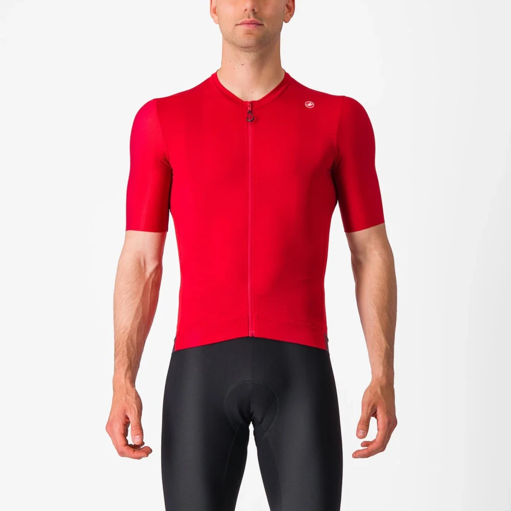 Castelli Espresso Cykeltröja, Rich Red/Deep Bordeaux