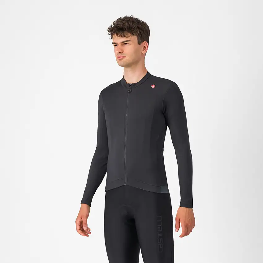 Castelli Espresso Thermal cykeltröja svart herr