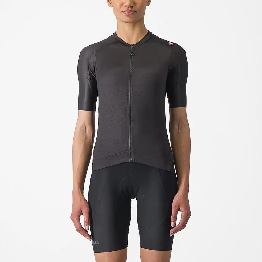 Castelli Espresso W Cykeltröja Dam, Light Black