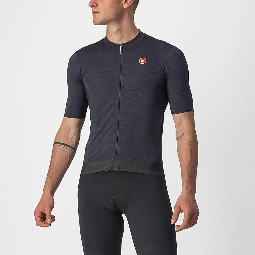 Castelli Essenza Cykeltröja, Ljus Svart