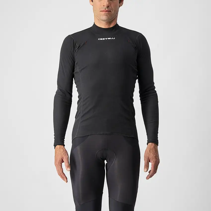 Castelli Flanders Warm långärmad baselayer svart herr